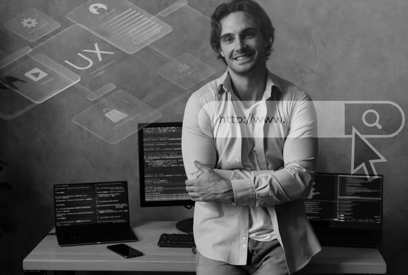 Custom automation dashboard displaying real-time system metrics